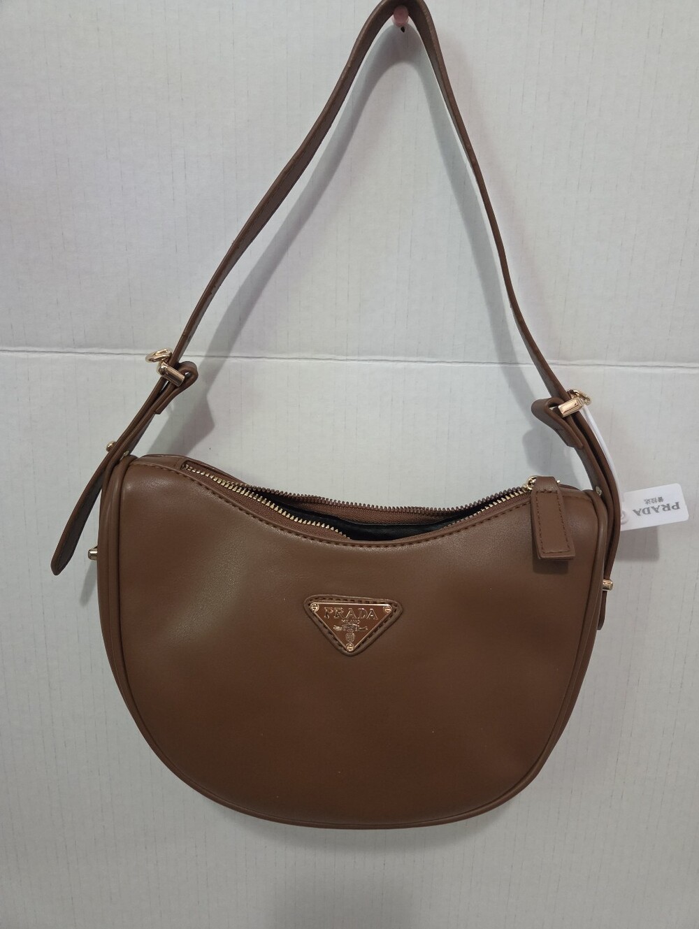Brown Leather Shoulder Bag